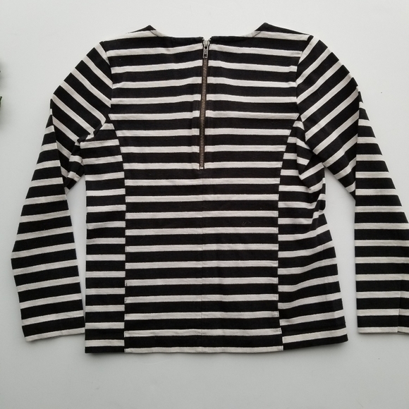 J. Crew Stripe Heavyweight Knit Tee - Picture 3 of 8